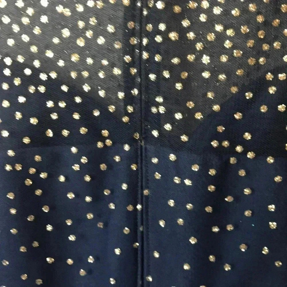 GIANNI BINI JR SZ 13 and SZ 11 NAVY/GOLD DRESS - Picture 8 of 12